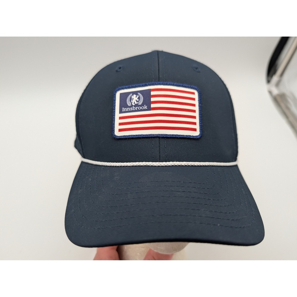 Imperial 1916 Navy Blue Innsbrook Flag Rope Hat Snapback Golf Cap 7054-H41